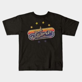 Hank Williams Jr - ElaCuteOfficeGirl Vintage Kids T-Shirt